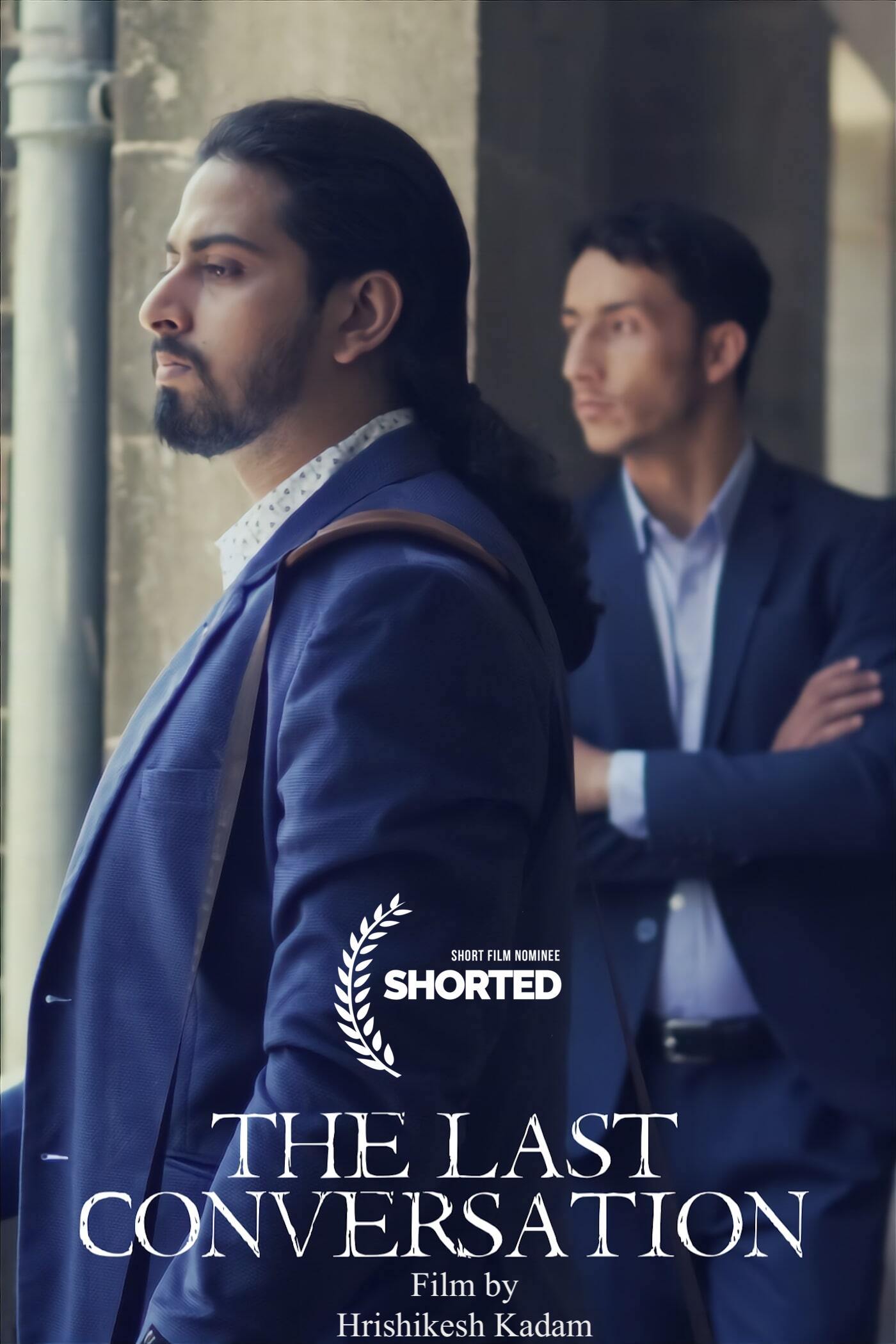 Poster for The Last Conversation, a 2022 Psychological short film, directed by Hrishikesh Kadam, on The Short Film Show