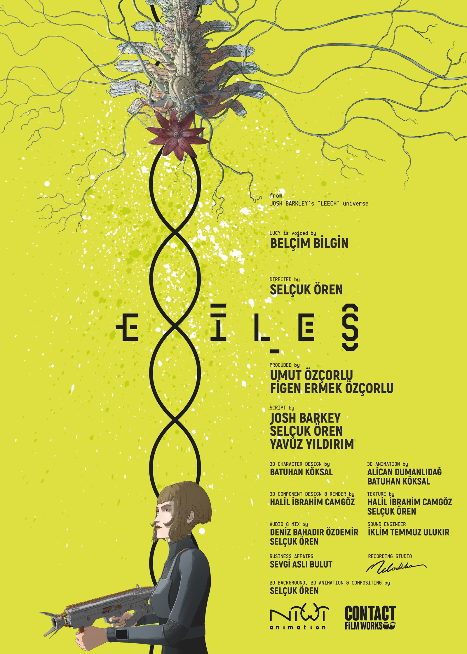 Poster for Exiles, a 2025 Horror short film, directed by Selçuk Ören, on The Short Film Show