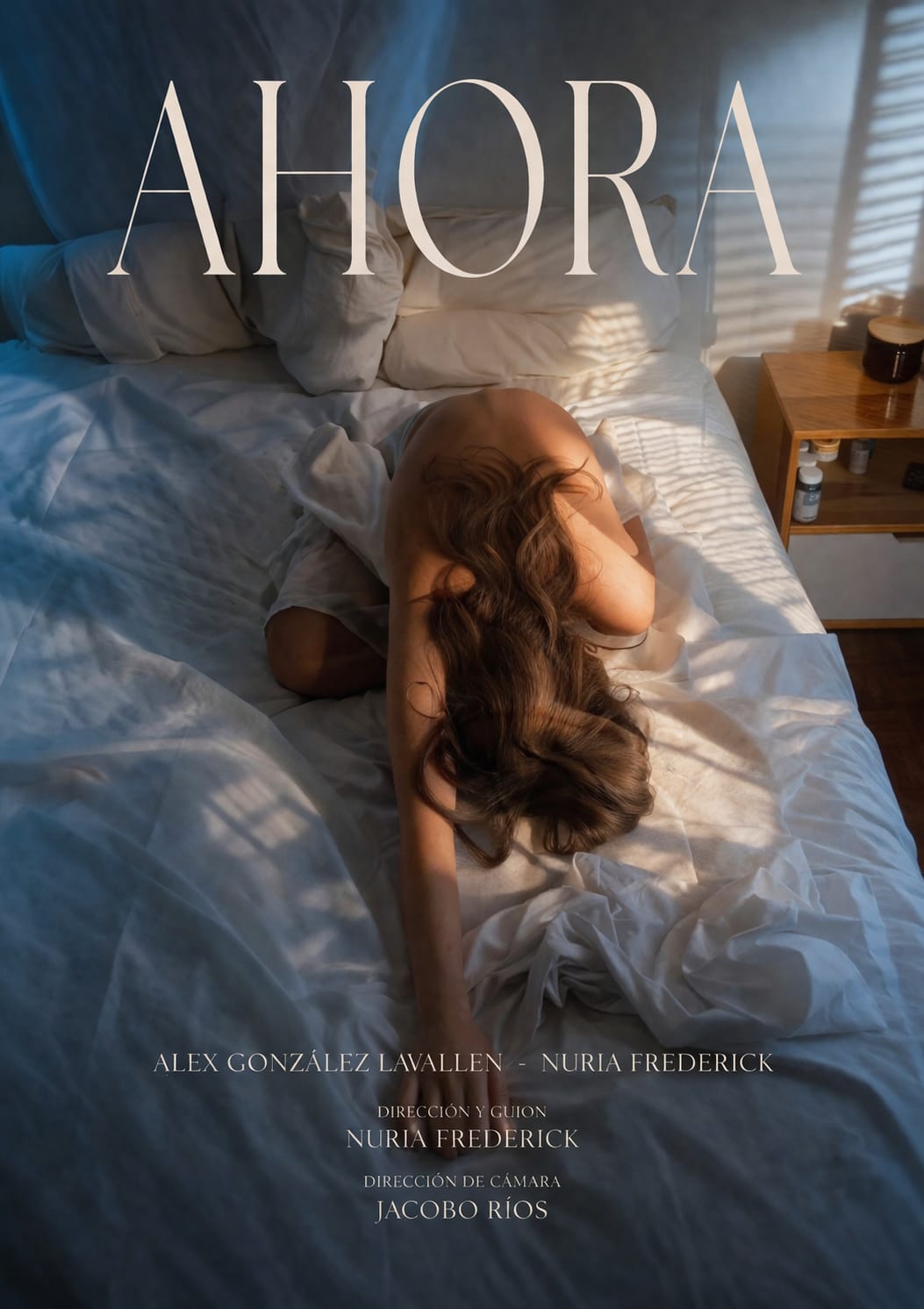 Poster for NOW, a 2026 Romance short film, directed by NURIA FREDERICK, on The Short Film Show