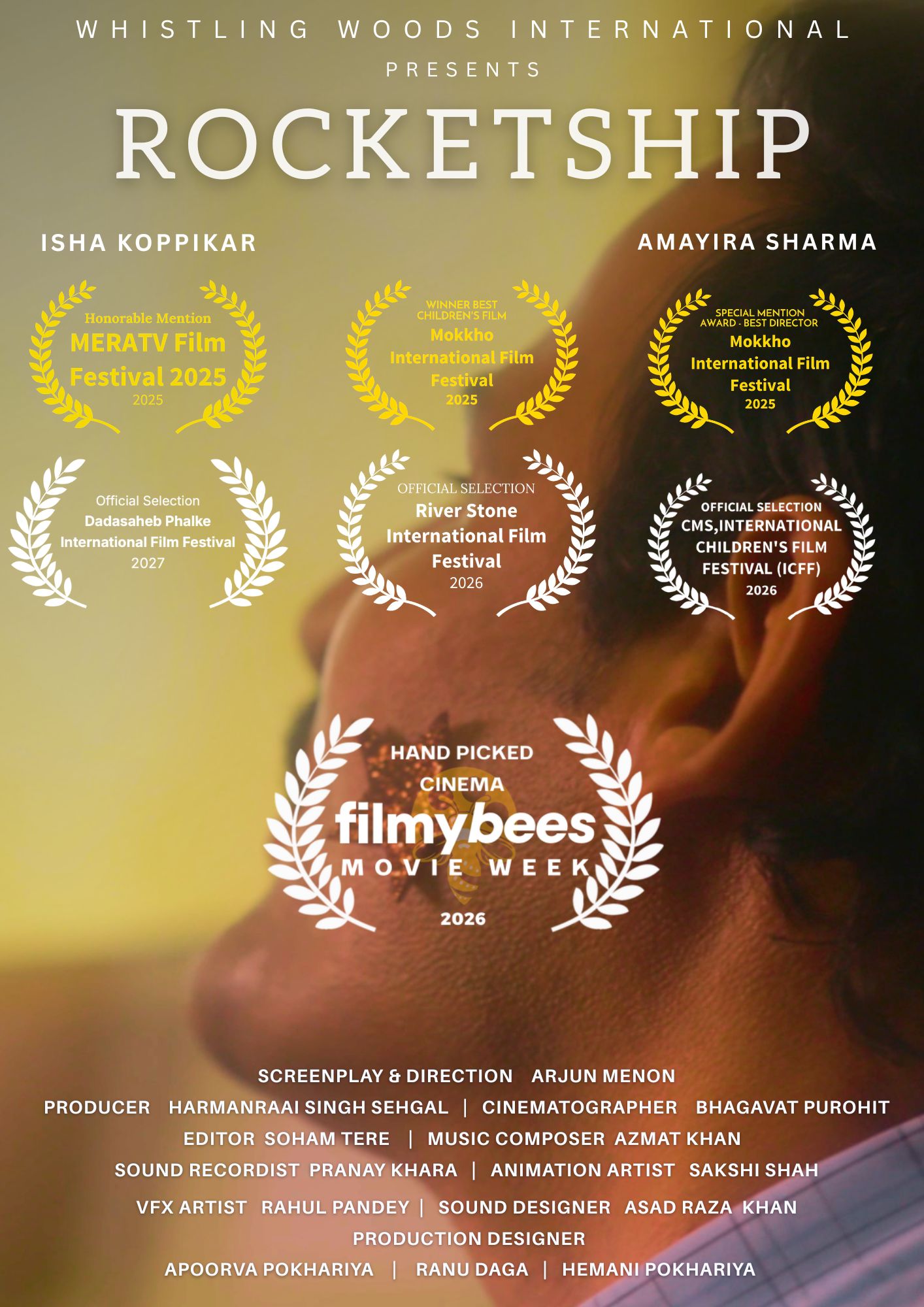 Poster for Rocketship, a 2025 Drama short film, directed by Arjun Menon, on The Short Film Show