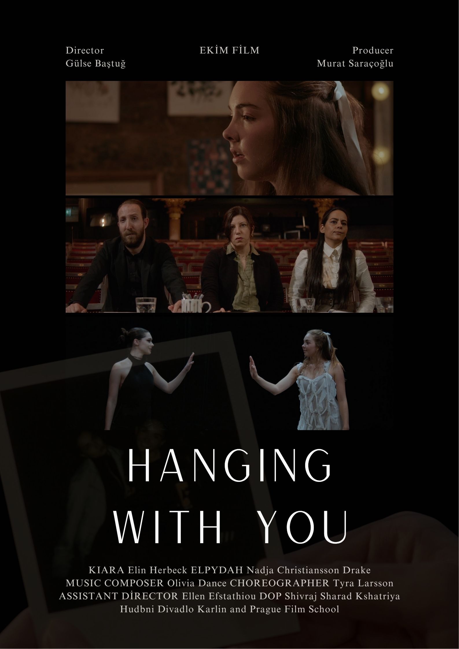 Poster for Hanging With You, a 2025 Drama short film, directed by Gülse Baştuğ, on The Short Film Show