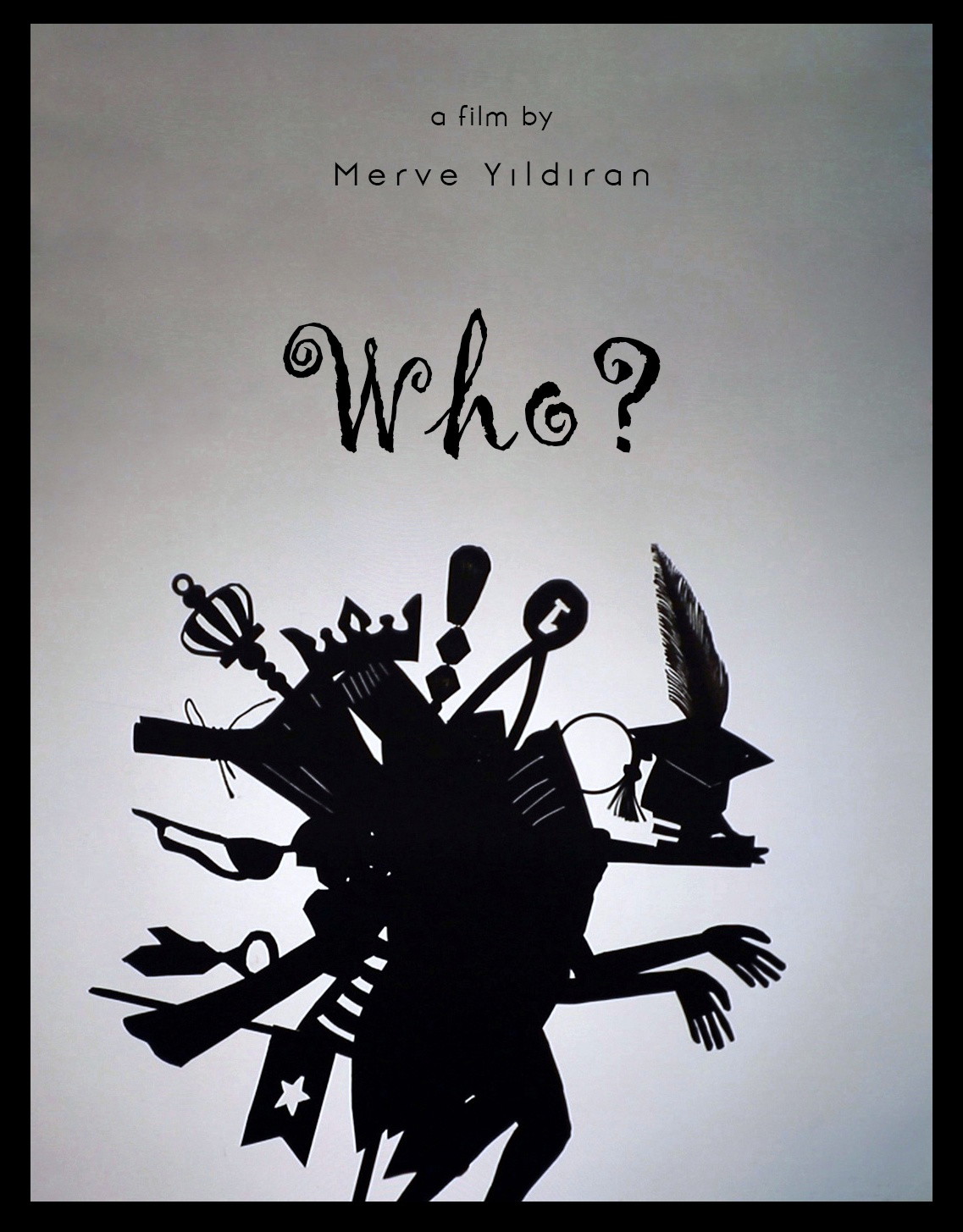 Poster for Kim? / Who?, a 2024 Experimental short film, directed by Merve Yıldıran, on The Short Film Show