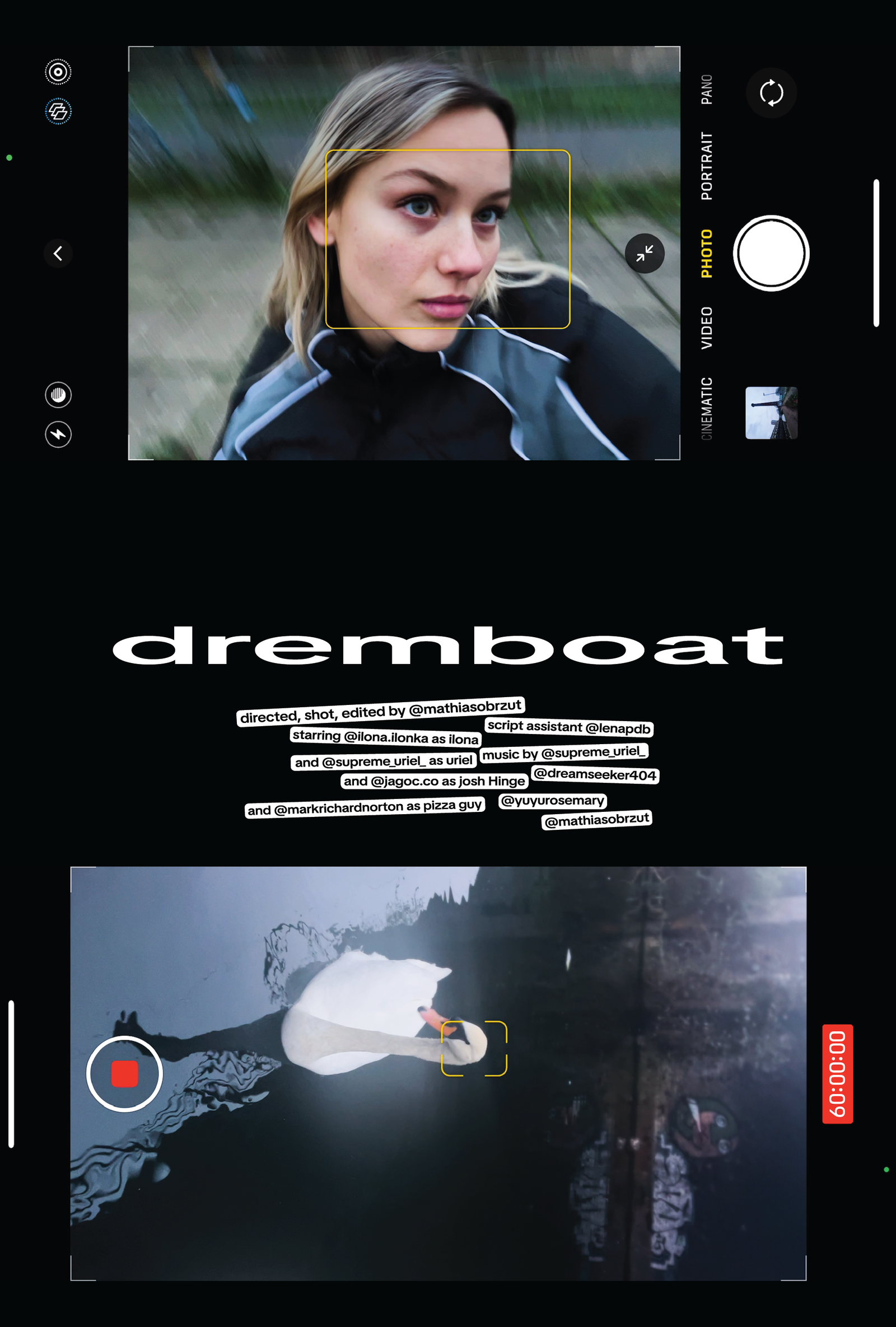 Poster for Dremboat, a 2025 Romance short film, directed by Mathias Obrzut, on The Short Film Show