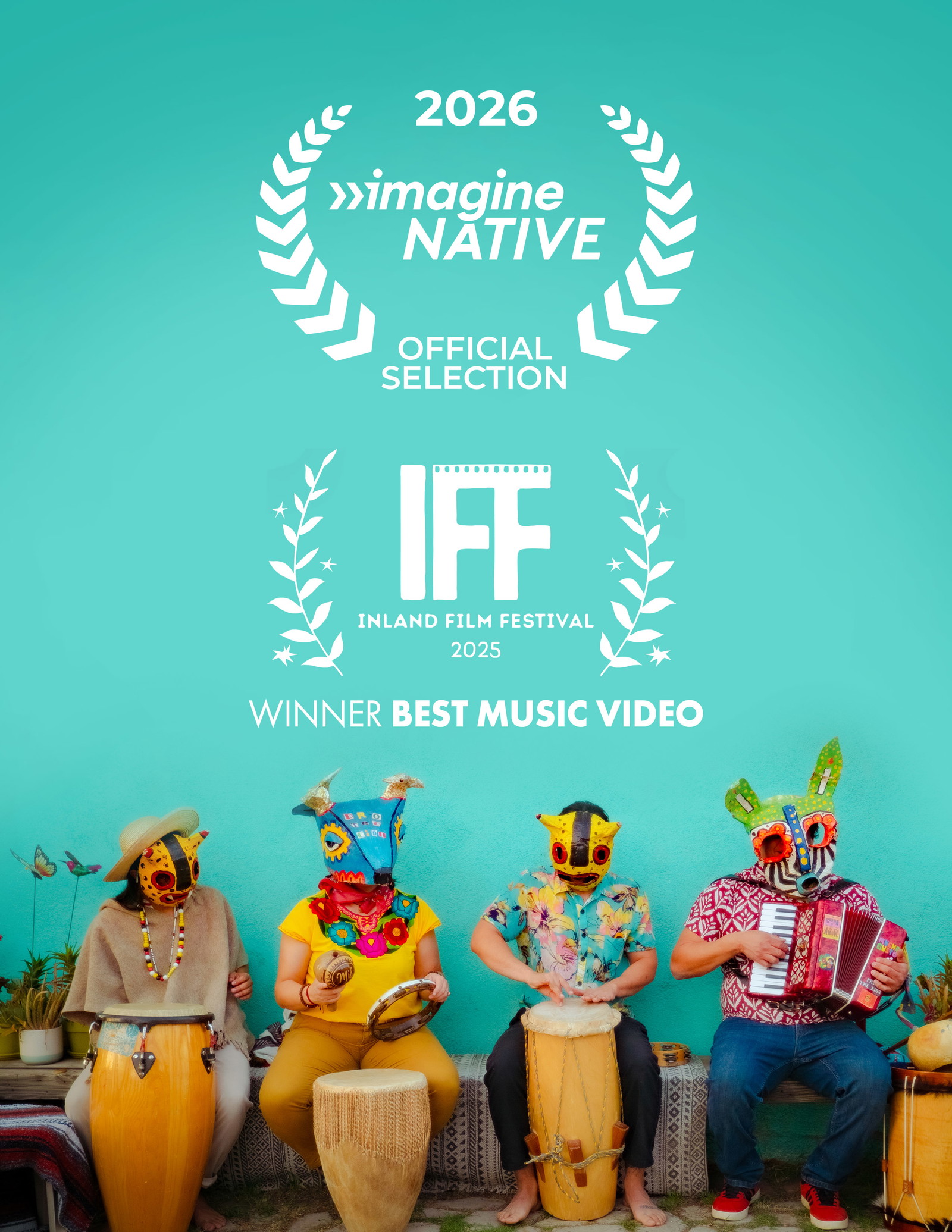 Poster for Milpa - Cumbia del Obrero, a 2025 Music short film, directed by Polaris Castillo, on The Short Film Show