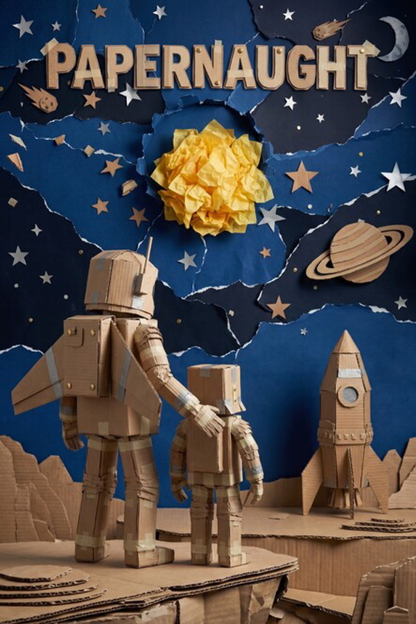 Poster for PAPERNAUGHT, a 2026 Sci-Fi short film, directed by Glenn Robert Triggs, on The Short Film Show