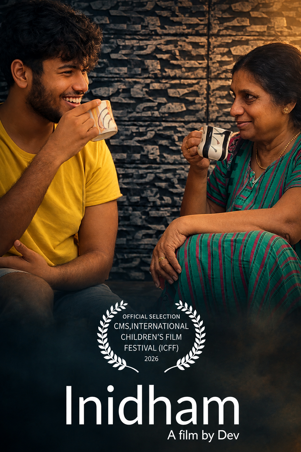 Poster for Inidham, a 2025 Drama short film, directed by sreedev t s nair, on The Short Film Show