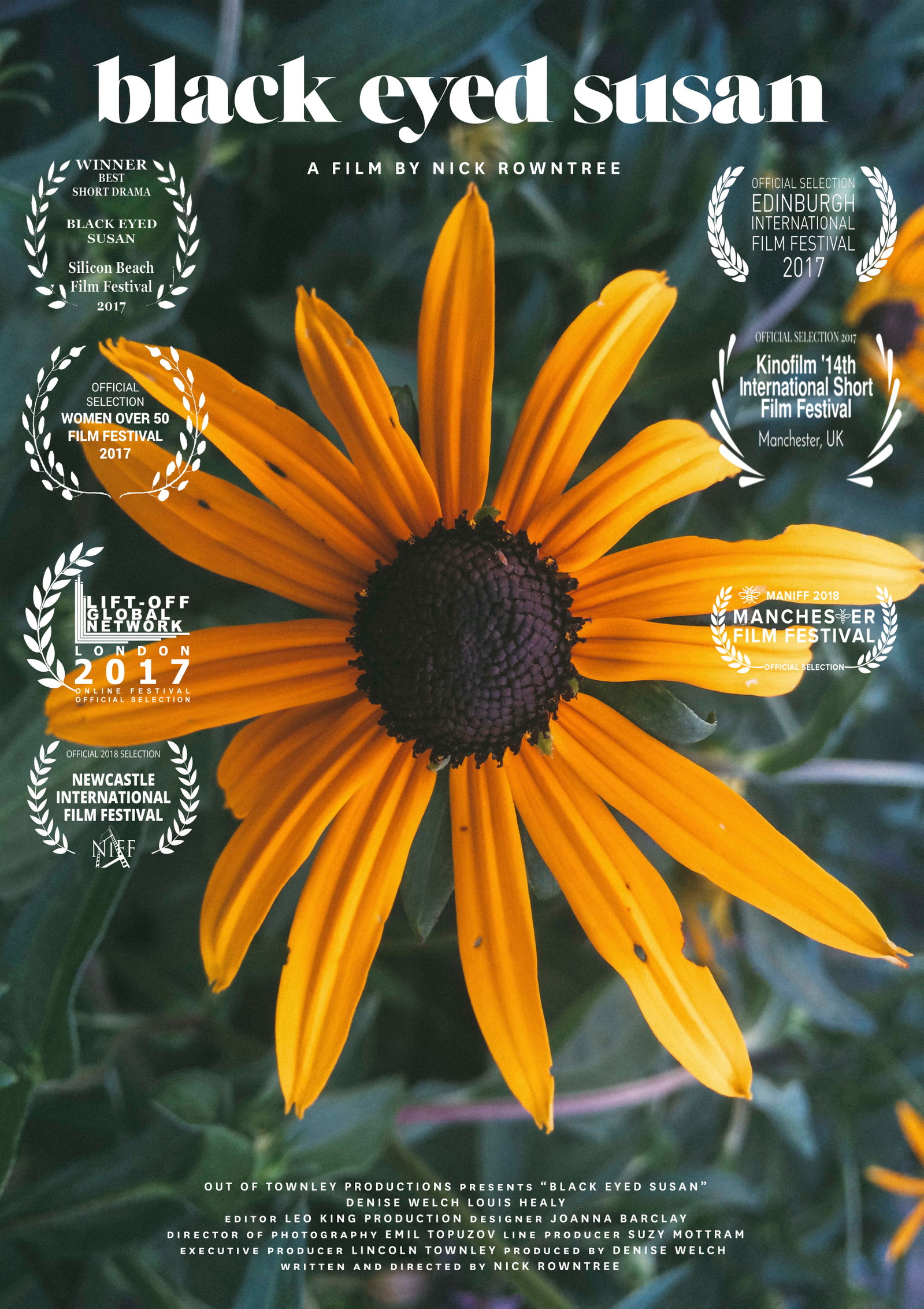 Poster for Black Eyed Susan, a 2017 Drama short film, directed by Suzy Mottram, on The Short Film Show