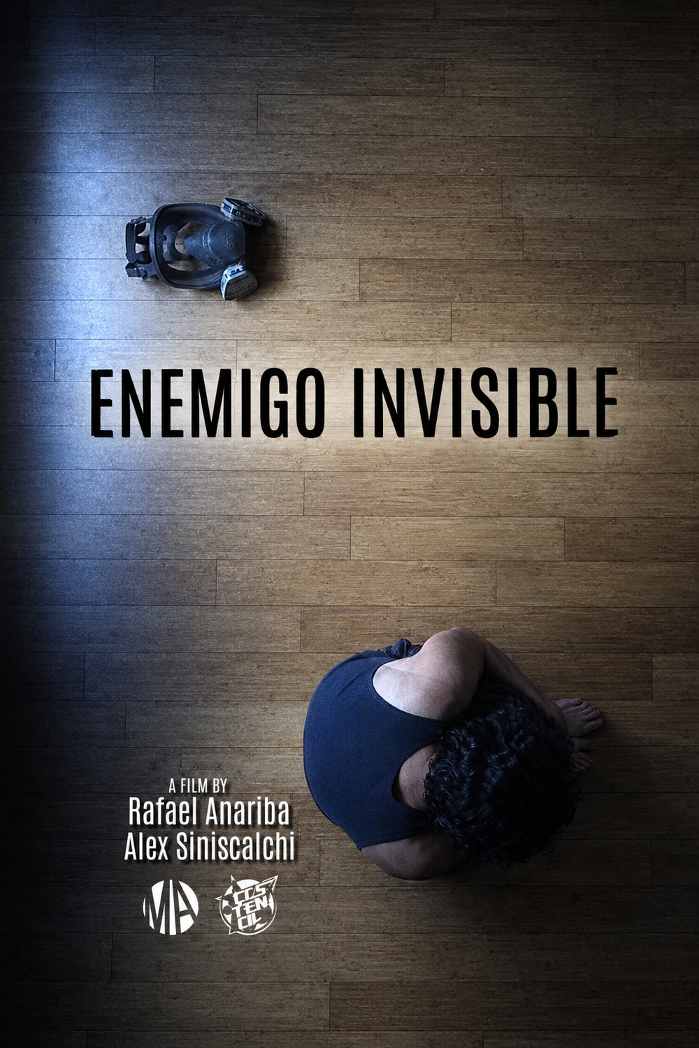 Poster for Enemigo Invisible, a 2020 Surreal short film, directed by Rafael Anariba known as Janarib Raf Alex Siniscalchi, on The Short Film Show