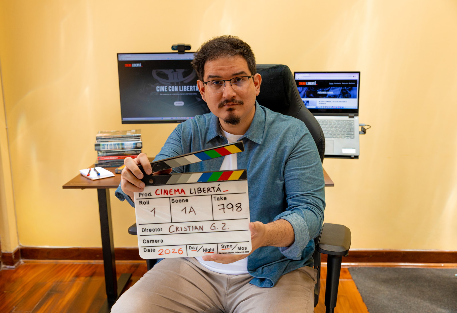 Headshot of Cristian García Zelada, filmmaker on The Short Film Show